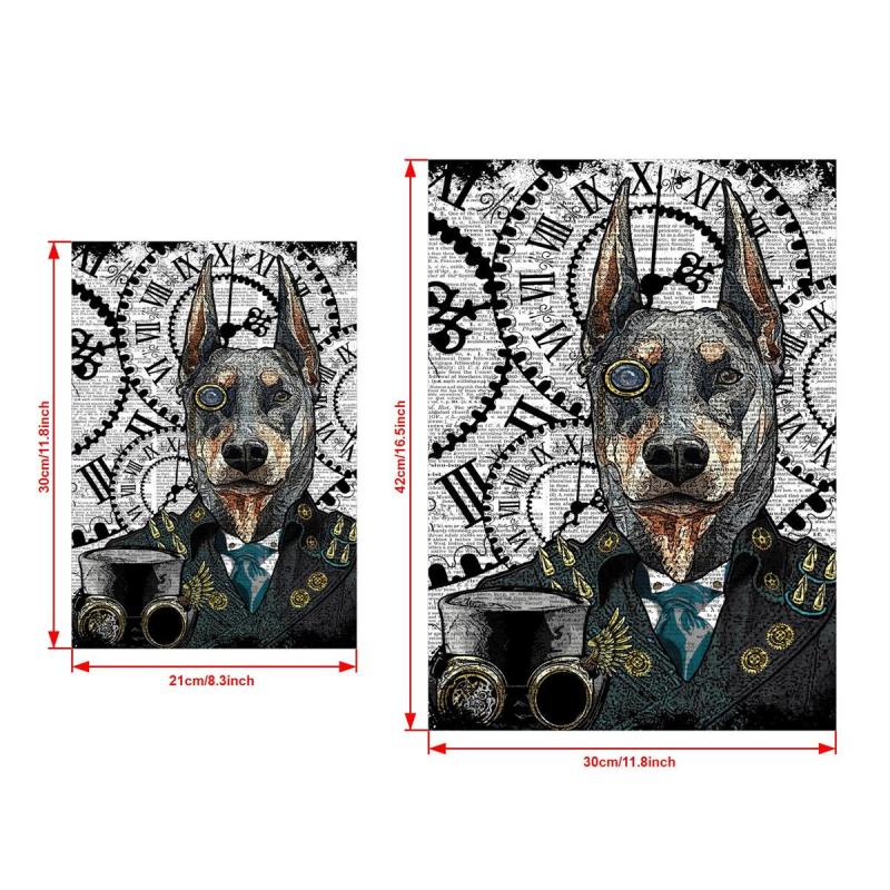Canvas Poster Modern Dog Art Print Wall Art Gift Bedroom Decor