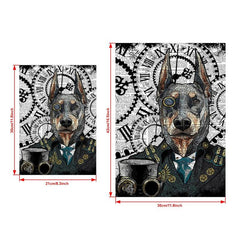 Canvas Poster Modern Dog Art Print Wall Art Gift Bedroom Decor