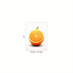 Canvas Poster Modern Orange Decorative Painting for Wall Art