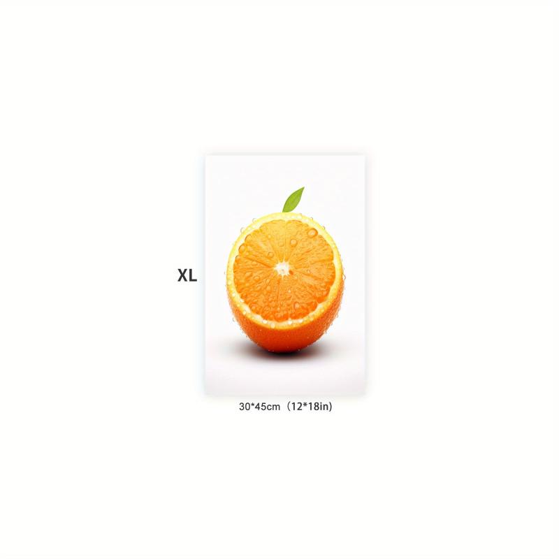 Canvas Poster Modern Orange Decorative Painting for Wall Art