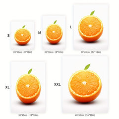 Canvas Poster Modern Orange Decorative Painting for Wall Art