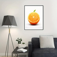 Canvas Poster Modern Orange Decorative Painting for Wall Art