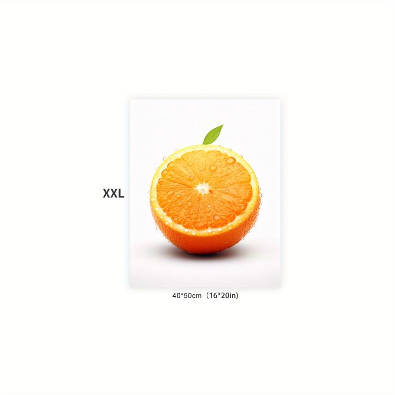 Canvas Poster Modern Orange Decorative Painting for Wall Art