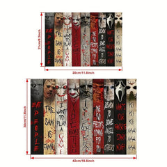 Halloween Horror Characters Canvas Poster