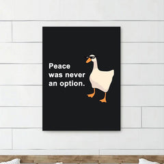 Untitled Goose Game Meme Canvas Print Wall Decor