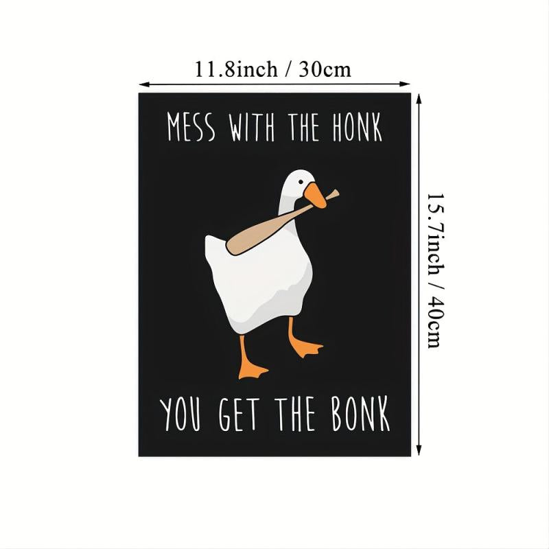 Untitled Goose Game Meme Canvas Print Wall Decor