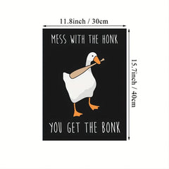 Untitled Goose Game Meme Canvas Print Wall Decor