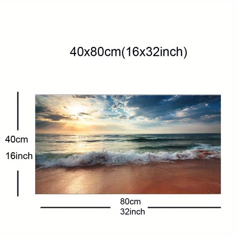 Mediterranean Seaside Canvas Print for Home Decor
