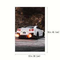 Car Painting On Canvas Wall Art for Home Decor