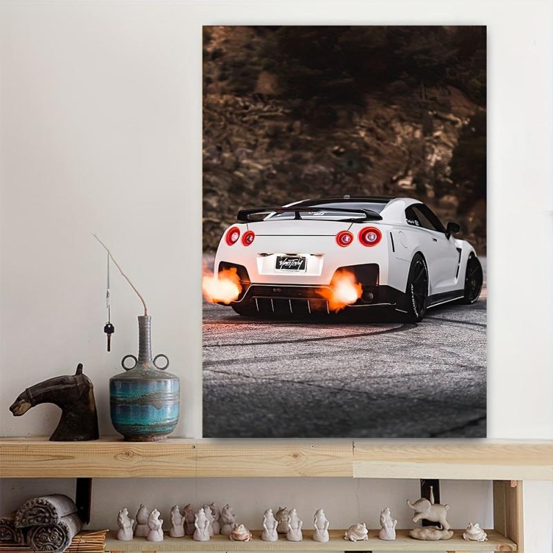 Car Painting On Canvas Wall Art for Home Decor