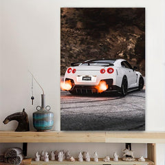 Car Painting On Canvas Wall Art for Home Decor