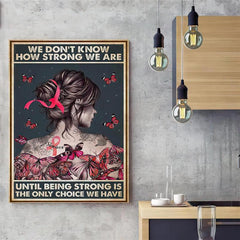 Green Background Butterfly Girl Canvas Art