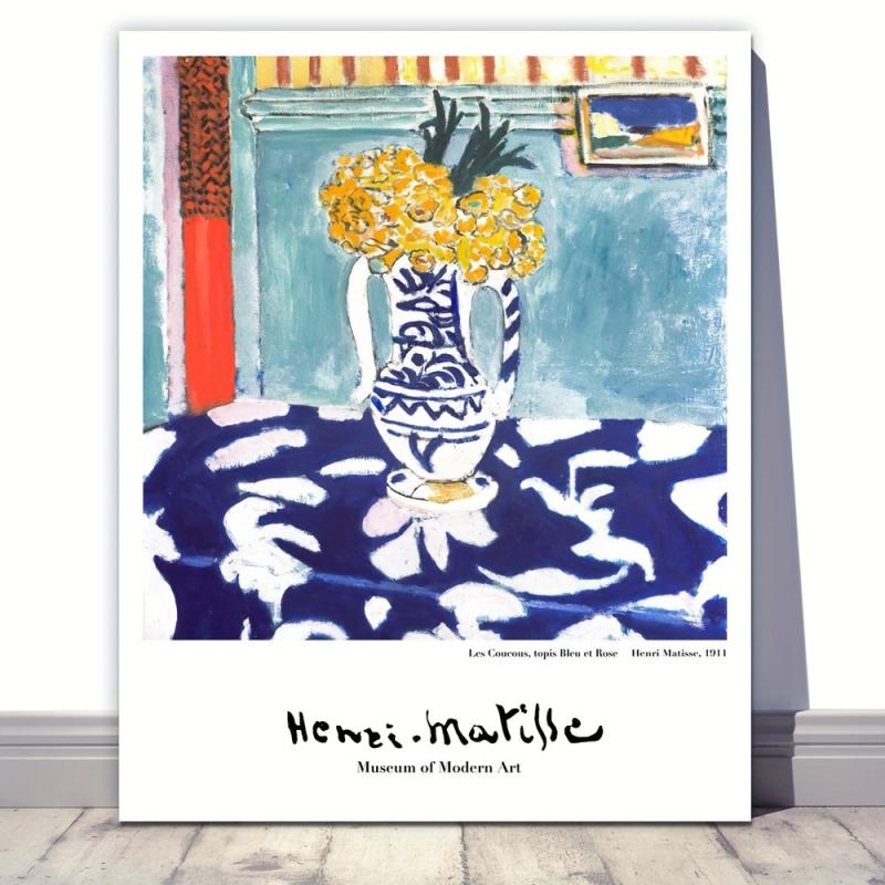 Canvas Poster Modern Art Matisse Painting Background Cloth Decoration