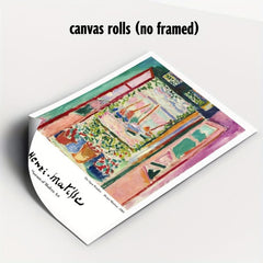 Canvas Poster Modern Art Matisse Painting Background Cloth Decoration