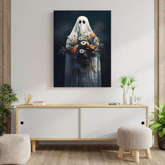 Canvas Poster Modern Art Ghost Poster Jungle Swing Flower Cartoon Poster