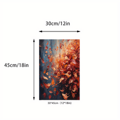 Fallen Leaves Canvas Painting Poster Modern Art Wall Decor