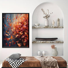 Fallen Leaves Canvas Painting Poster Modern Art Wall Decor