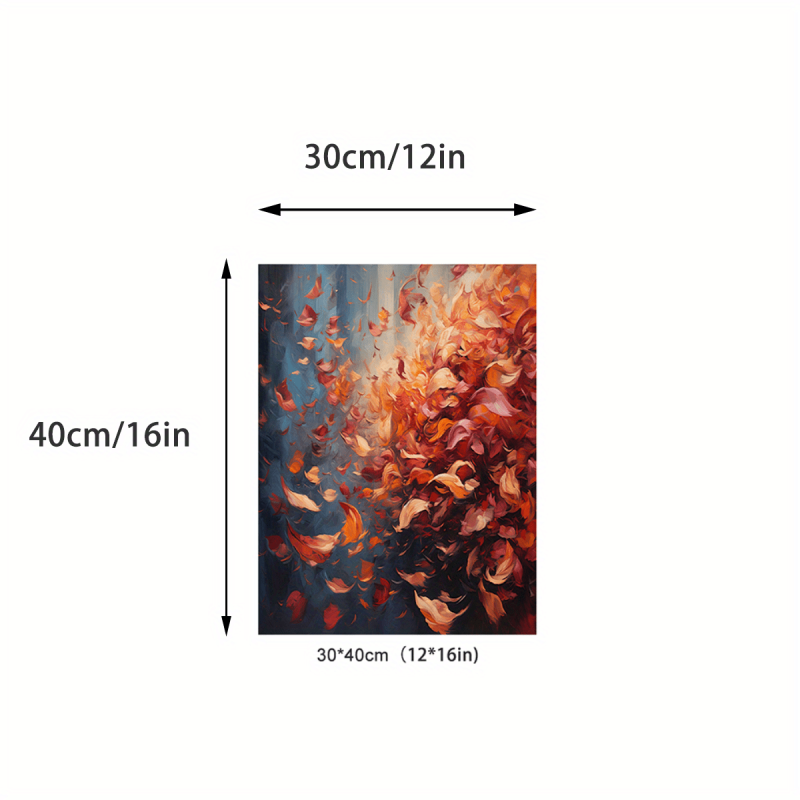 Fallen Leaves Canvas Painting Poster Modern Art Wall Decor