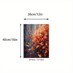 Fallen Leaves Canvas Painting Poster Modern Art Wall Decor