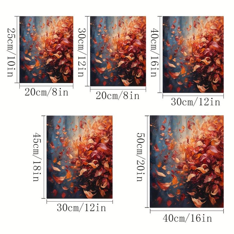 Fallen Leaves Canvas Painting Poster Modern Art Wall Decor