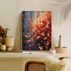 Fallen Leaves Canvas Painting Poster Modern Art Wall Decor