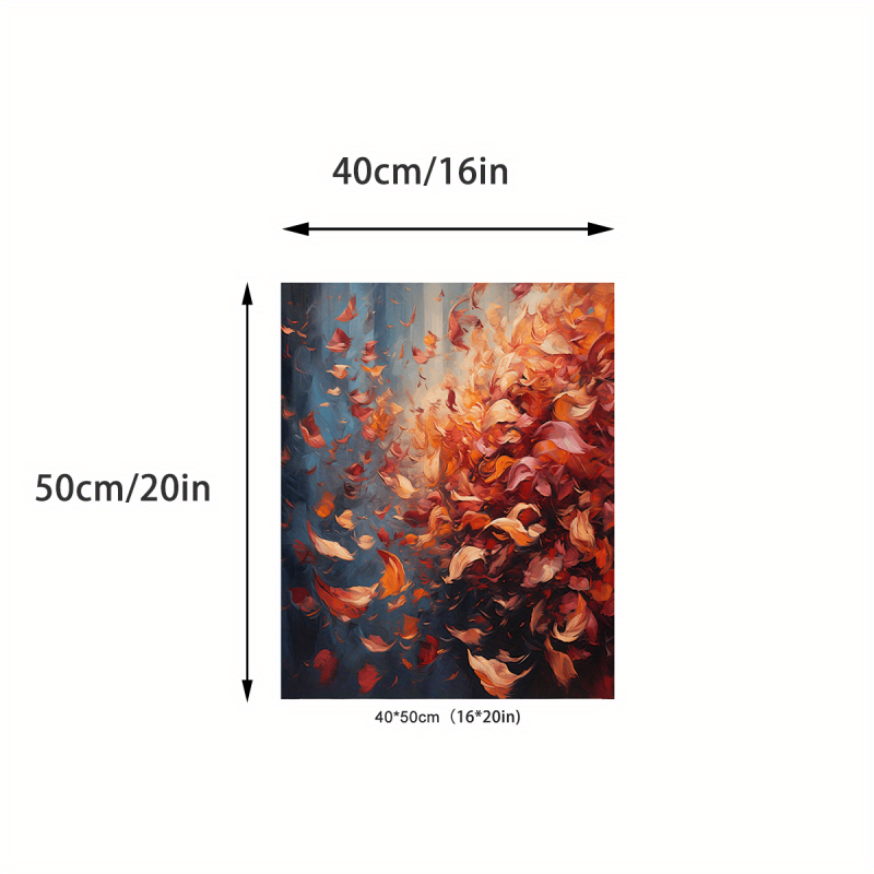 Fallen Leaves Canvas Painting Poster Modern Art Wall Decor