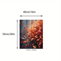 Fallen Leaves Canvas Painting Poster Modern Art Wall Decor