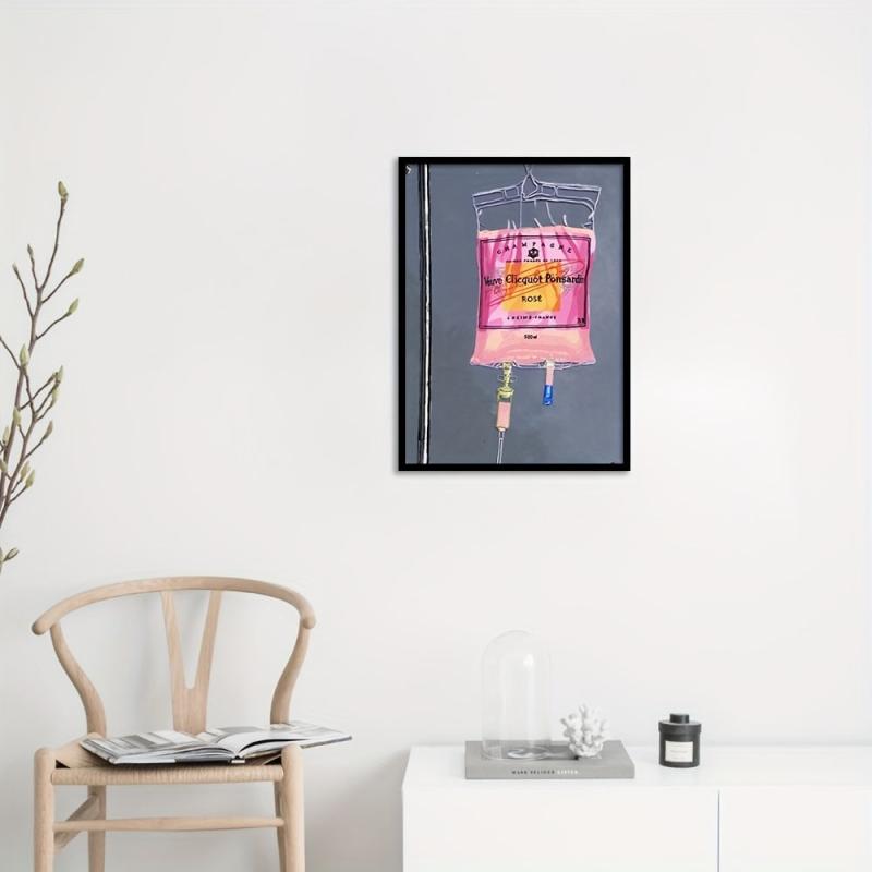 Pink Preppy Wall Art 12x16inches