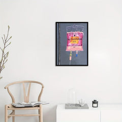 Pink Preppy Wall Art 12x16inches