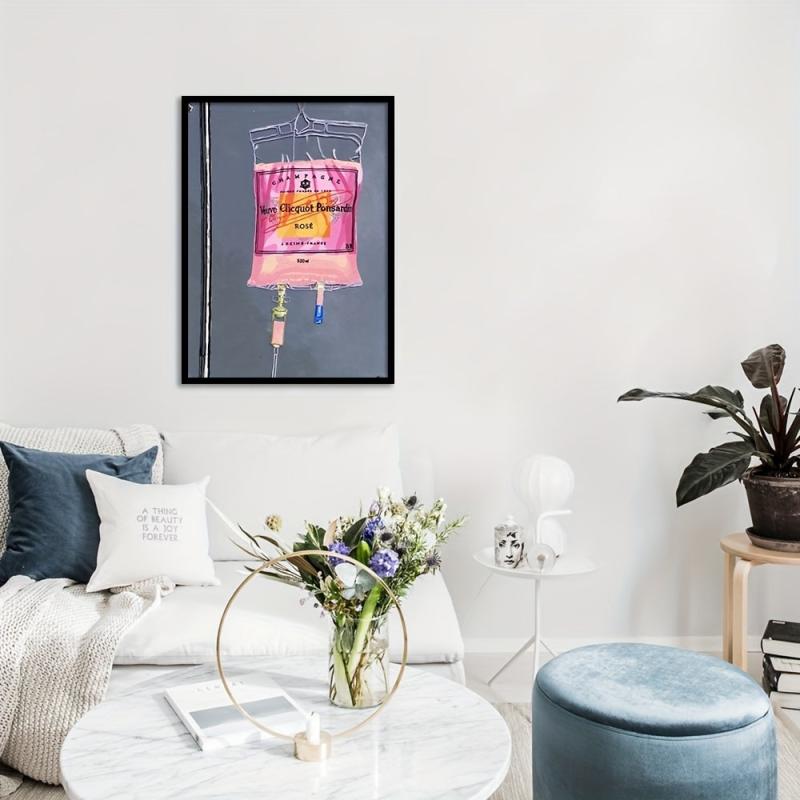 Pink Preppy Wall Art 12x16inches