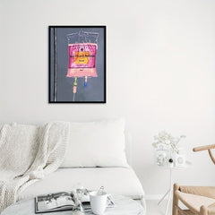 Pink Preppy Wall Art 12x16inches