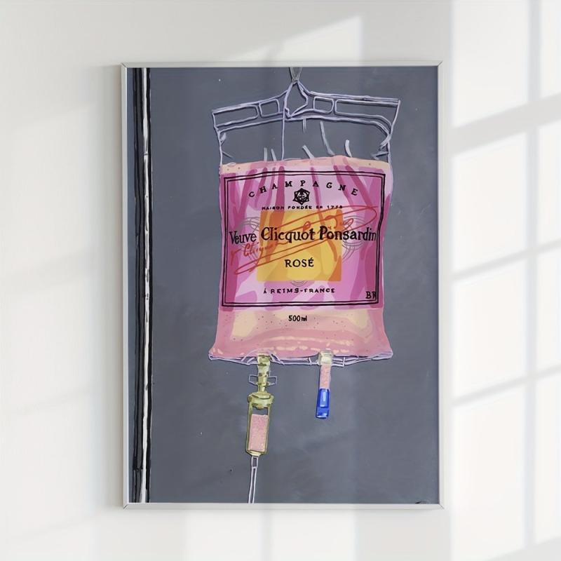 Pink Preppy Wall Art 12x16inches