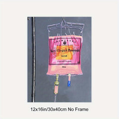 Pink Preppy Wall Art 12x16inches