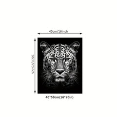 Canvas Poster Modern Art Leopard In The Dark Canvas Painting Posters And Prints