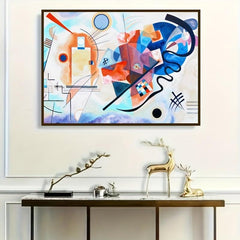 Nordic Art Canvas Print Poster Romania Kandinsky Abstract Painting