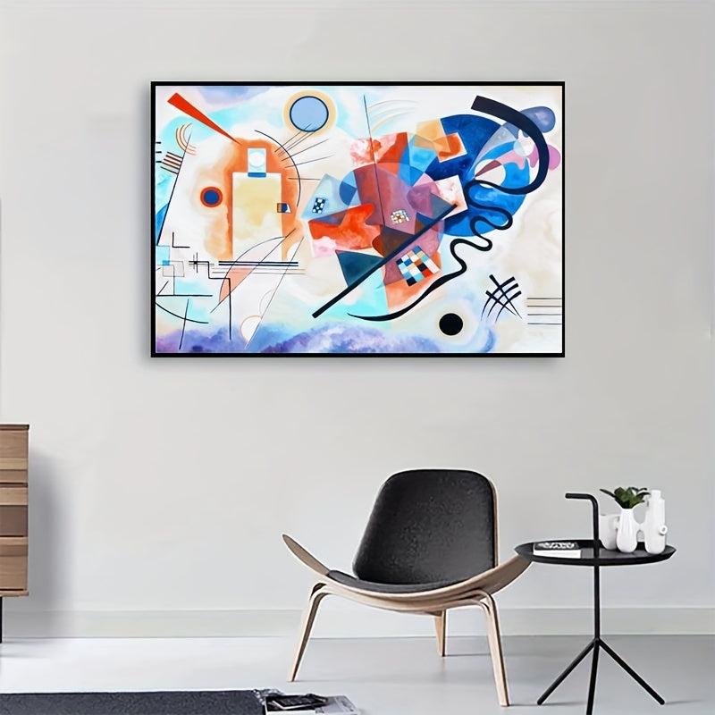 Nordic Art Canvas Print Poster Romania Kandinsky Abstract Painting
