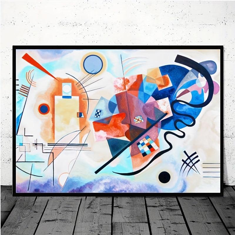 Nordic Art Canvas Print Poster Romania Kandinsky Abstract Painting