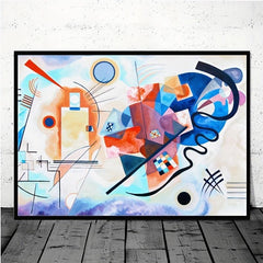 Nordic Art Canvas Print Poster Romania Kandinsky Abstract Painting