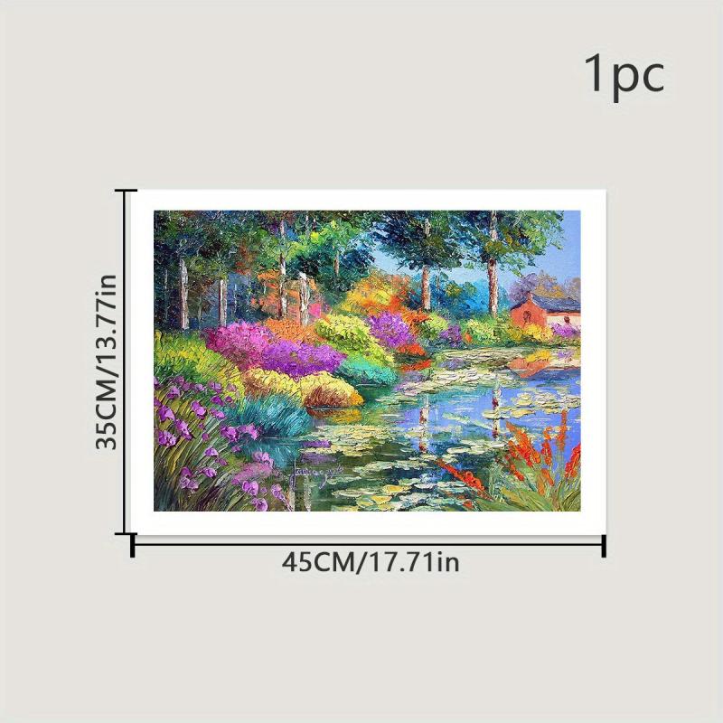 3pcs Golden Wheat Field and Rural Landscape Art Painting Poster Canvas Print