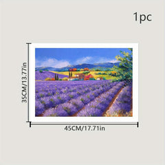 3pcs Golden Wheat Field and Rural Landscape Art Painting Poster Canvas Print