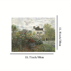 French Garden Spring Canvas Print Art