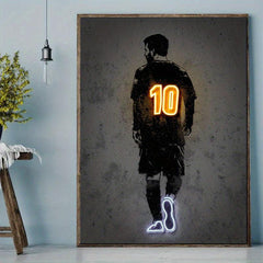 Football Player Sports Canvas Painting