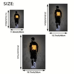 Football Player Sports Canvas Painting
