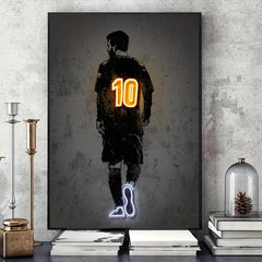 Football Player Sports Canvas Painting