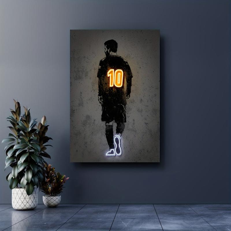 Football Player Sports Canvas Painting