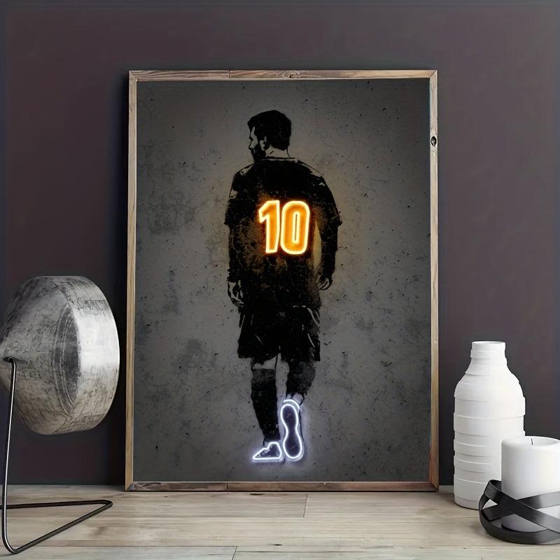Football Player Sports Canvas Painting