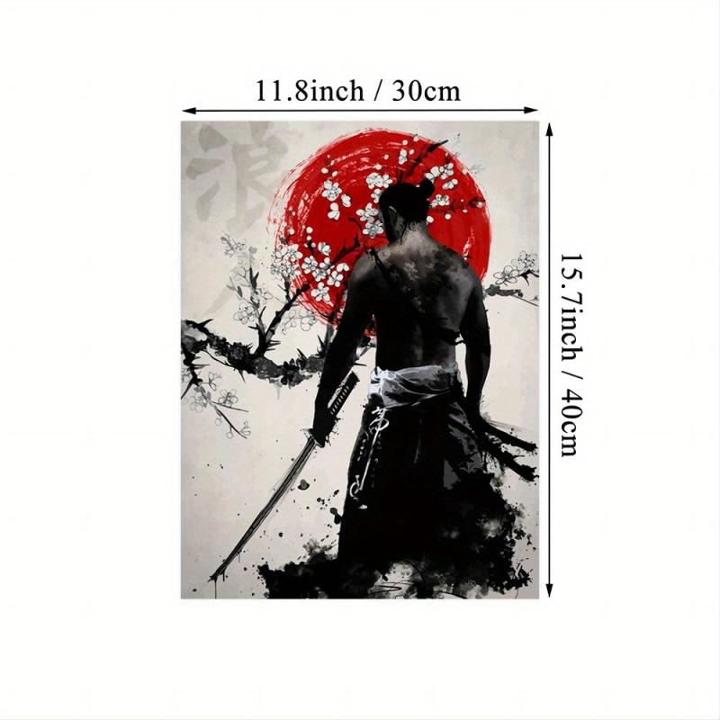 Japanese Samurai Warrior Canvas Print Wall Art