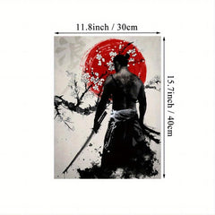 Japanese Samurai Warrior Canvas Print Wall Art