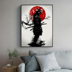 Japanese Samurai Warrior Canvas Print Wall Art