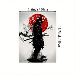 Japanese Samurai Warrior Canvas Print Wall Art